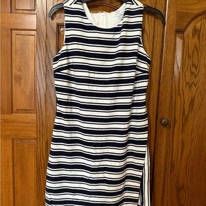 Women's Striped Black and White Dress